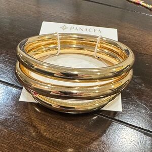 Panacea Cache Gold Bracelets